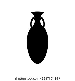 Amphora-Symbol auf weißem Hintergrund. Vektorgrafik.