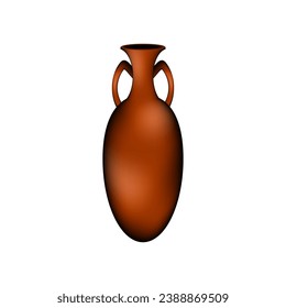 Amphora icon on white background. Vector illustration.
