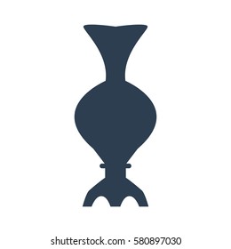 Amphora icon on white background. Vector illustration