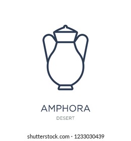 Amphora icon. Trendy flat vector Amphora icon on white background from Desert collection, vector illustration can be use for web and mobile, eps10