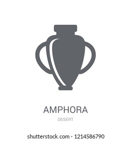 Amphora icon. Trendy Amphora logo concept on white background from Desert collection. Suitable for use on web apps, mobile apps and print media.
