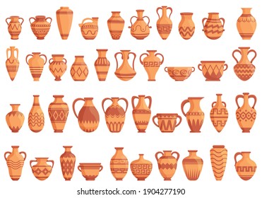 Amphora Pot Liquid Leaf Maple Colored Stock Vector (Royalty Free)  2285227655