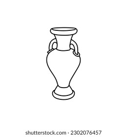 Amphora Jug Ancient Line Simple Logo