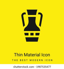 Amphora minimal bright yellow material icon