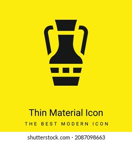 Amphora minimal bright yellow material icon