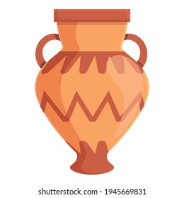 Amphora Retro Icon Cartoon Amphora Retro Stock Vector (Royalty Free ...