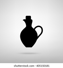 Amphora sign. Vector illustration