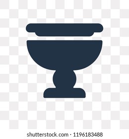 Amphora vector icon isolated on transparent background, Amphora transparency concept can be used web and mobile