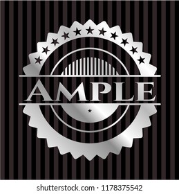 Ample silvery badge or emblem