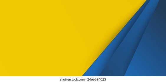 The ample yellow space on the left provides a balanced background for additional content or branding.