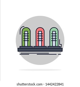 amplifier, analog, lamp, sound, tube Flat Color Icon Vector