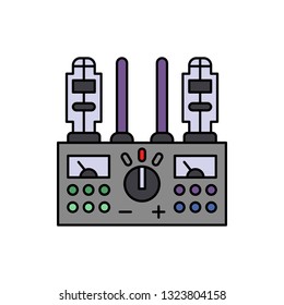 Amplifier, audio, audiophile icon. Element of color music studio equipment icon. Premium quality graphic design icon. Signs and symbols collection icon