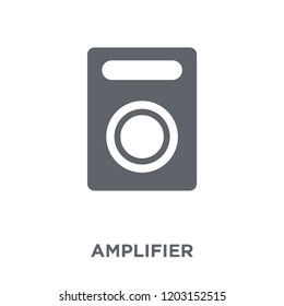 Amplifier icon. Amplifier design concept from Music collection. Simple element vector illustration on white background.