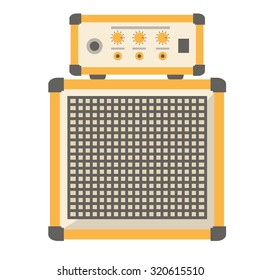 Amplifier icon. Flat design.
