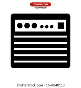 amplifier icon or logo isolated sign symbol vector illustration - high quality black style vector icons
