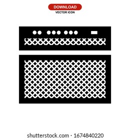 amplifier icon or logo isolated sign symbol vector illustration - high quality black style vector icons
