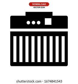 amplifier icon or logo isolated sign symbol vector illustration - high quality black style vector icons
