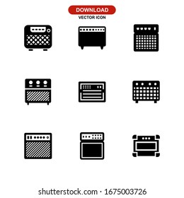 amplifier icon or logo isolated sign symbol vector illustration - Collection of high quality black style vector icons
