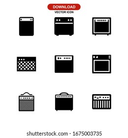 amplifier icon or logo isolated sign symbol vector illustration - Collection of high quality black style vector icons

