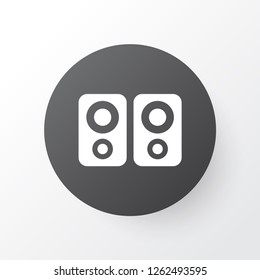 Amplifier icon symbol. Premium quality isolated loudspeaker element in trendy style.