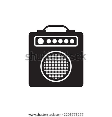 amplifier icon , tuner icon vector