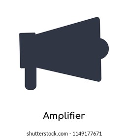 Amplifier icon vector isolated on white background for your web and mobile app design, Amplifier logo concept
