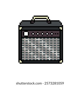 amplifier sound audio pixel art