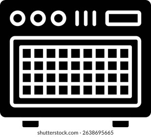 Amplifier vector icon. Can be used for printing, mobile and web applications.