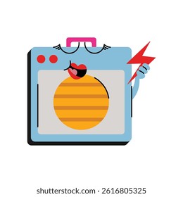 Amplifier vector Sticker. Eps 10 file