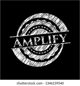 Amplify chalkboard emblem