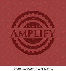 Amplify red emblem