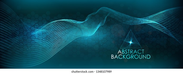 Amplitude Abstract Background with a colored dynamic waves. 	
Modern colored poster for sports. Wave energy background or digital music beat tracking technology color visualization vector illustration