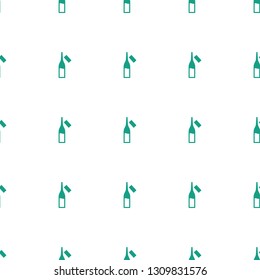 ampoule icon pattern seamless white background. Editable filled ampoule icon. ampoule icon pattern for web and mobile.