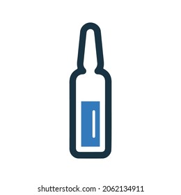 ampoule icon. Simple editable vector illustration.
