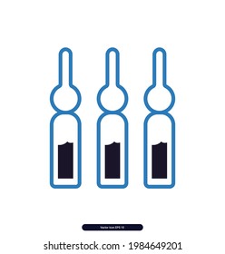 Ampoule icons. Medical and Health professional icons, Medical Sign and Symbols, Vector illustration, Illustration eps 10