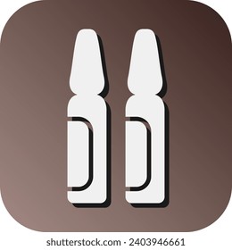 Ampoule Vector Glyph Gradient Background Icon For Personal And Commercial Use.
