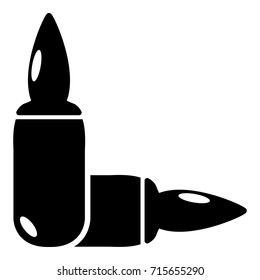 Ampoules icon . Simple illustration of ampoules vector icon for web design isolated on white background