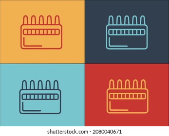 Ampoules Pack Logo Template, Simple Flat Icon Of medicine,medical,pharmaceutical