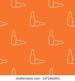 Ampoules pattern vector orange for any web design best
