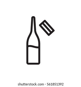 ampule icon illustration isolated vector sign symbol