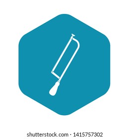 Amputation and surgical saw icon. Simple illustration of amputation and surgical saw vector icon for web