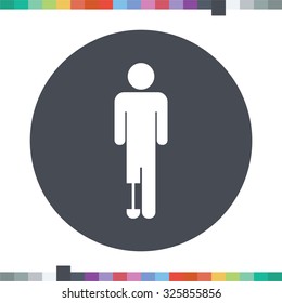 Amputee icon.