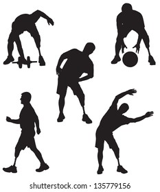 Amputee Silhouettes 5 svg