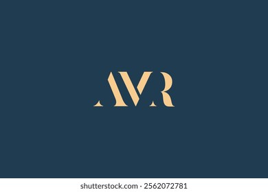 AMR abstract letter logo design. This logo is designed by three abstract letters.