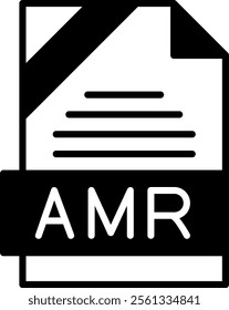 AMR Solid Style Icon Design