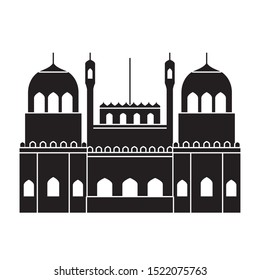 amritsan golden temple emblematic of indian vector illustration design