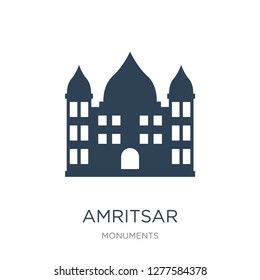 amritsar icon vector on white background, amritsar trendy filled icons from Monuments collection, amritsar vector illustration