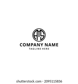 AMS Initial Letter Illustration With Linked Circle Logo