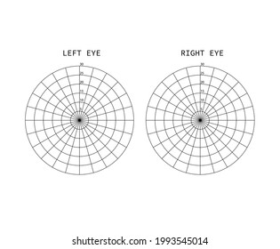 amsler test grid eye scotoma chart stock vector royalty free 1993545014