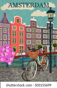 Amsterdam city background